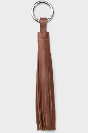 Vagabond Tassel Bag Charm - Skóra