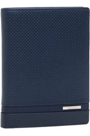 VALENTINI Portfel męski Perforated 467 granatowy