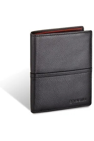 VALENTINI Męski portfel Black & Red Diamond 266 czarny