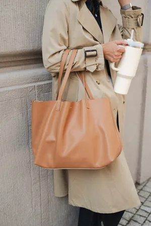 VALENTINI Shopper skórzany Paola