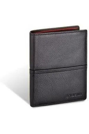 VALENTINI Portfel męski Black & Red Diamond 213