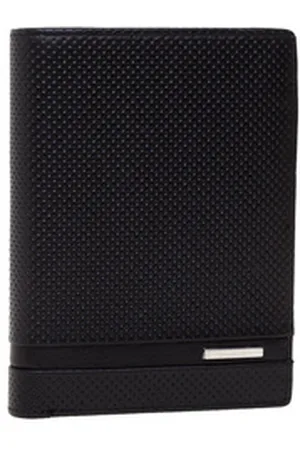 VALENTINI Portfel męski Perforated 282 czarny