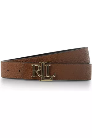 Ralph Lauren Damski dwustronny pasek skórzany