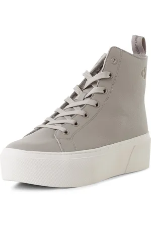 Calvin Klein Damskie tenisówki ze skóry