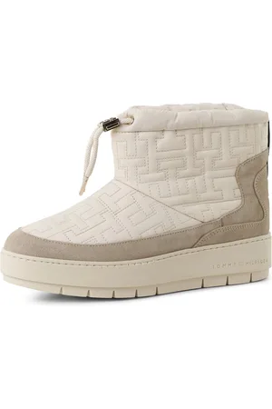 Tommy Hilfiger Kozaki z dodatkiem skóry