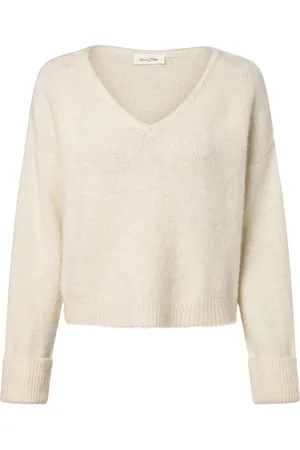 American Vintage Sweter damski z dodatkiem alpaki