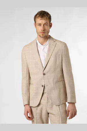 HUGO BOSS Męska kurtka modułowa z zawartością lnu - Jack-MM-C-233
