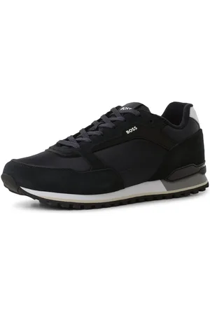 HUGO BOSS Męskie buty sportowe z zawartością skóry - Parkour-L_Runn_sdnyt
