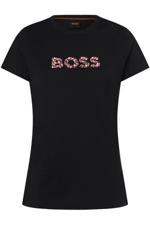 HUGO BOSS Koszulka damska - C_Elogo_print6