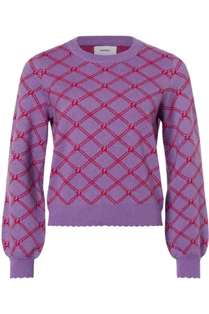 Numph Damski sweter z dzianiny - Nubir