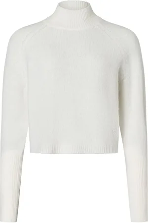 HUGO BOSS Damski sweter z dzianiny z alpaką - Surpy