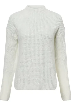 HUGO BOSS Damski sweter z dzianiny z wełny dziewiczej - Sandrickyna