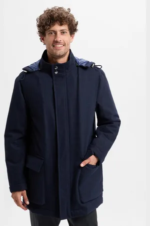 HUGO BOSS Płaszcz z zawartością wełny