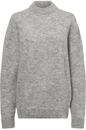 Calvin Klein Sweter damski z dzianiny z zawartością alpaki