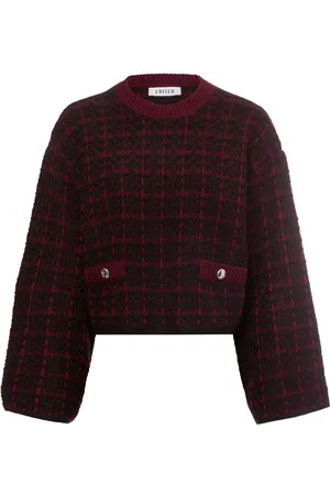 EDITED the label Sweter damski z dzianiny