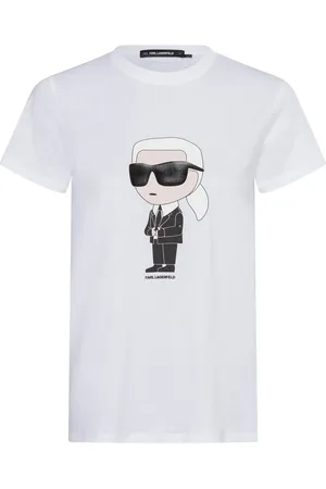 Karl Lagerfeld Koszulka damska - Ikonik 2.0 Karl