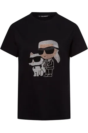 Karl Lagerfeld Koszulka damska - Ikonik 2.0 Couple
