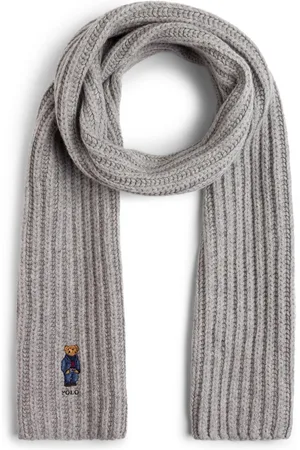 Ralph Lauren Damski szalik z zawartością wełny - Bear Scarf
