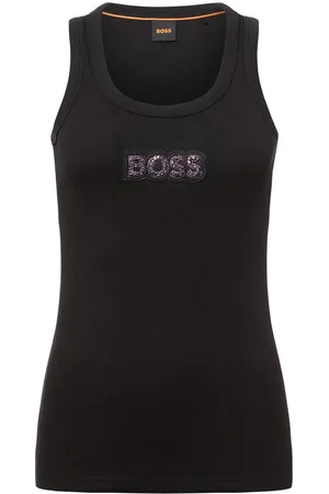HUGO BOSS Top damski - C_Ematite