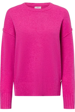 Fynch-Hatton Damski sweter z dzianiny wykonany z wełny merynosów