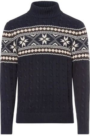 SELECTED Męski sweter z dzianiny - SLH Flake