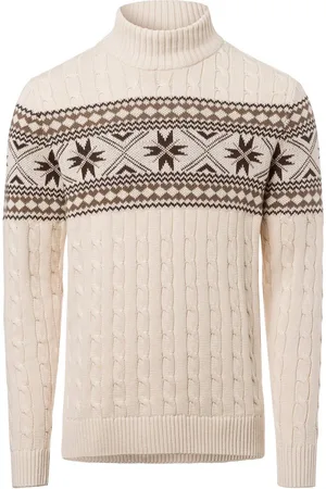 SELECTED Męski sweter z dzianiny - SLH Flake