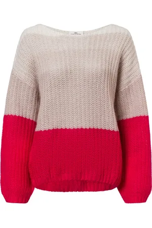 Fynch-Hatton Damski sweter z grubej dzianiny z zawartością moheru