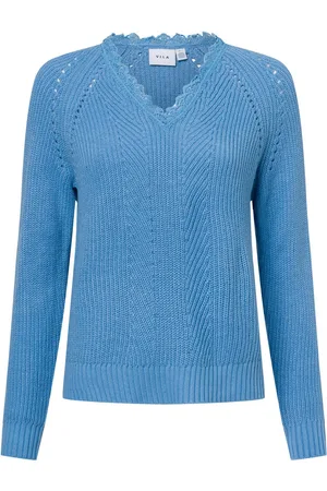 VILA Damski sweter z dzianiny - Vioa