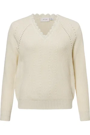 VILA Damski sweter z dzianiny - Vioa