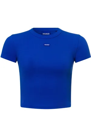 Hugo Blue Koszulka damska - Baby Tee_B