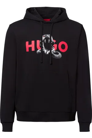 HUGO BOSS Męski sweter z kapturem - Dueleyo