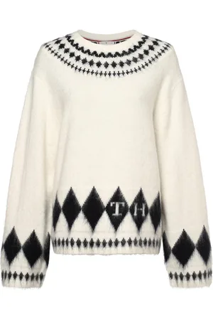 Tommy Hilfiger Sweter damski z dodatkiem alpaki