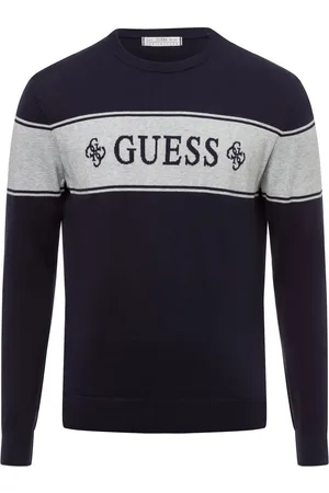 Guess Męski sweter z dzianiny