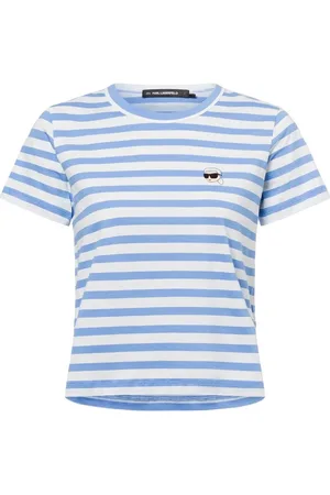 Karl Lagerfeld Koszulka damska - Ikon Stripe