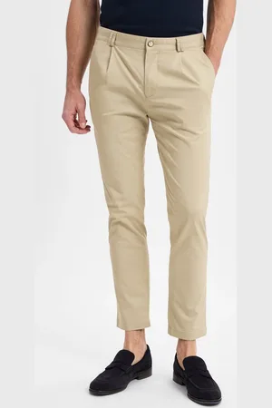 Finshley & Harding Męskie spodnie plisowane - Todd Tapered Slim Fit