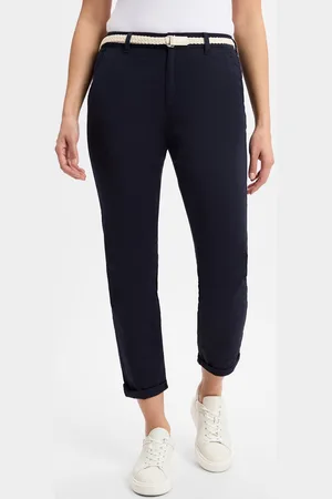 QS by s.Oliver Damskie spodnie materiałowe - Chino