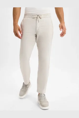 HUGO BOSS Spodnie z zawartością lnu - Sanderson