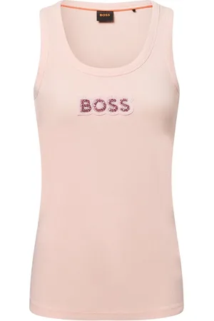 HUGO BOSS Damski podkoszulek - C_Ematite2_stonebadg