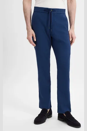HUGO BOSS Spodnie z zawartością lnu - Sanderson