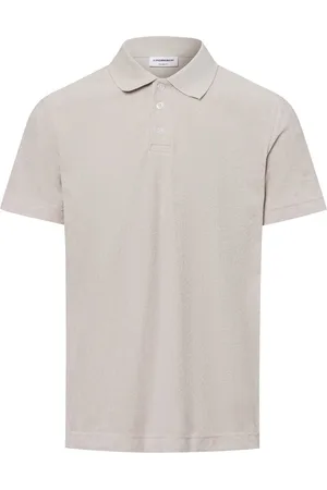 Lindbergh Męska ręcznikowa koszulka polo