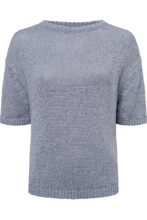 Marc O’ Polo Damski sweter z dzianiny z krótkim rękawem