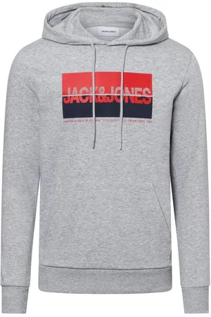 JACK & JONES Męski sweter z kapturem - JJNolan