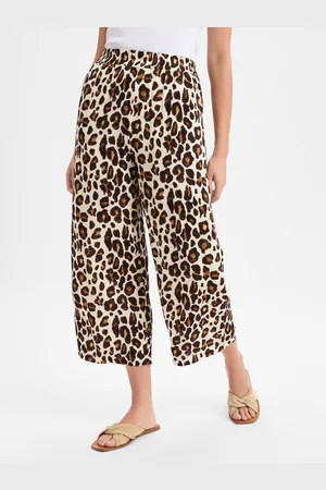 Marie Lund Damskie letnie spodnie typu culottes