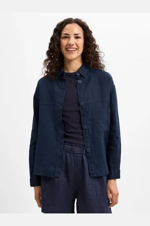 Marie Lund Lniana bluzka damska na lato