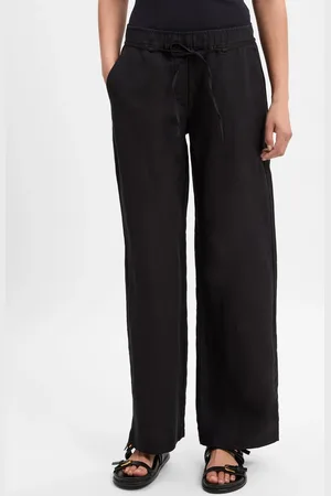 Mac Lniane spodnie - Chiara Belt