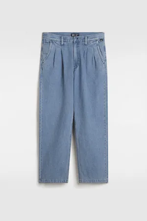 Vans Spodnie jeansowe Authentic Chino Loose Tapered Pleated