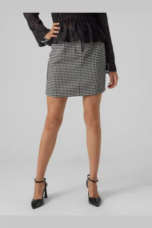 VERO MODA Vmharper Średnia Talia Krótka Spódnica