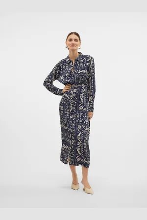 VERO MODA Vmgidde Długa Sukienka