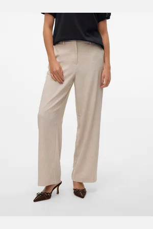 VERO MODA Vmmelina Wysoki Stan Spodnie