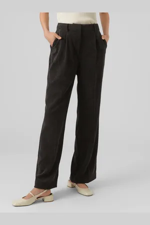 VERO MODA Vmesther Wysoki Stan Spodnie
